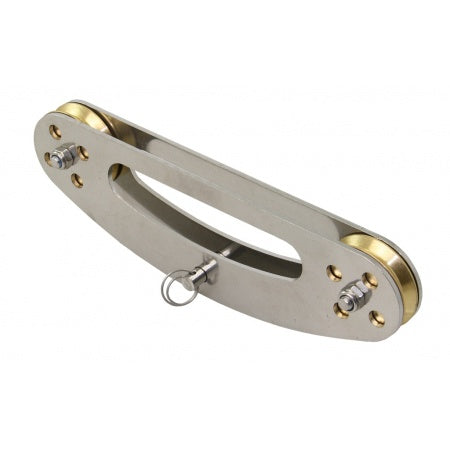 BARTON Bullseye-Umlenkblock Edelstahl – Gleitlager 35 mm – Drahtseil 5 mm