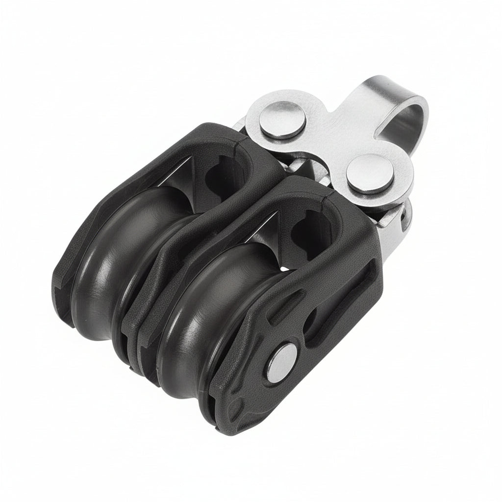 BARTON Doppelblock mit festem Auge - Size Zero für Tau bis 5mm