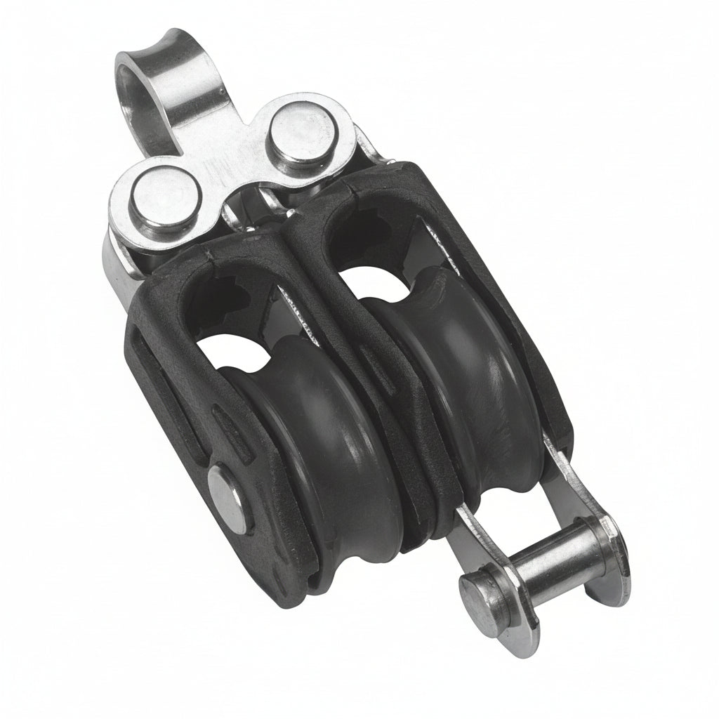 BARTON Doppelblock mit festem Auge und Hundsfott - Size Zero für Tau bis 5mm