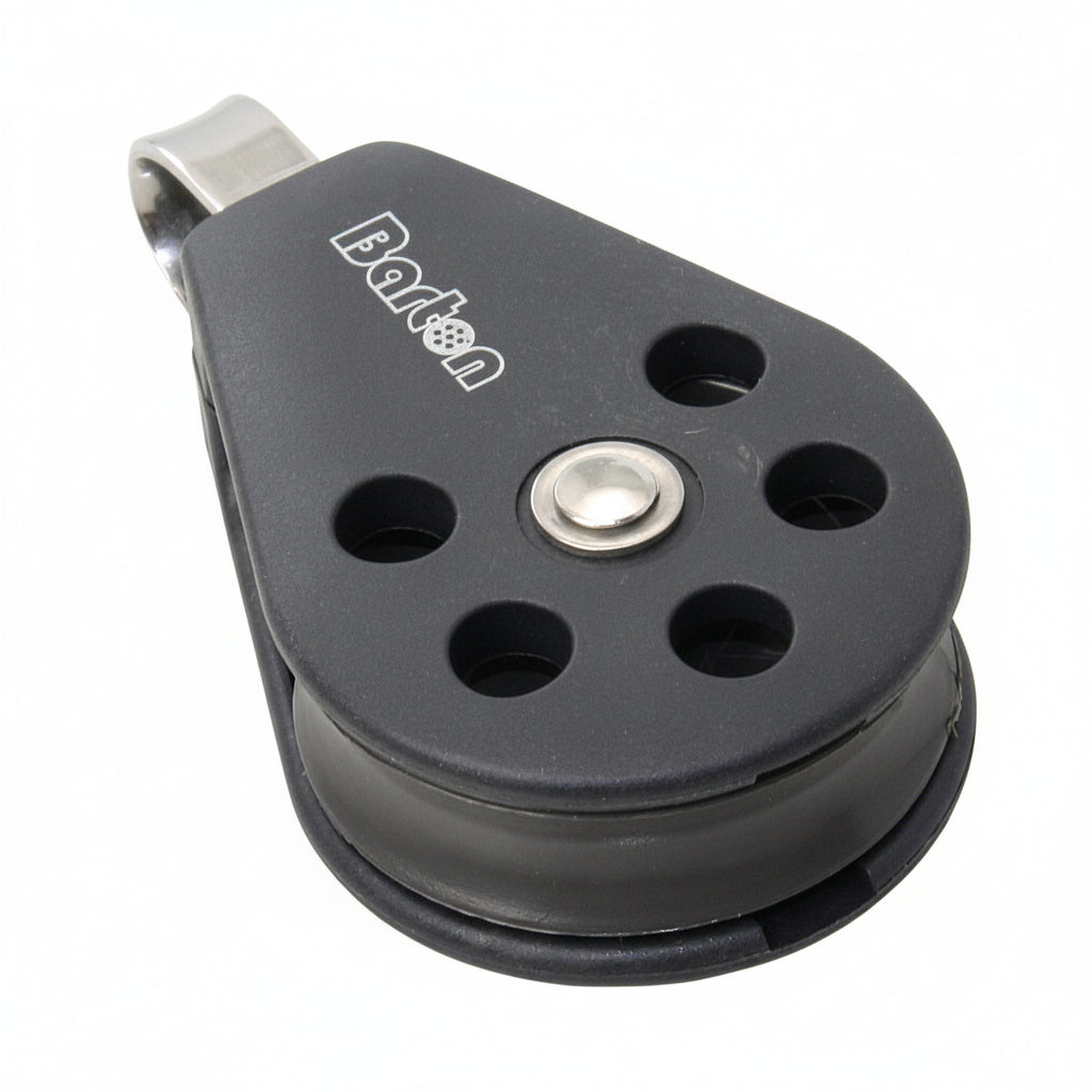 BARTON Einfachblock mit festem Auge - Größe 1 für Tau bis 8mm