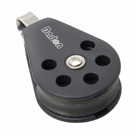 BARTON Einfachblock mit festem Auge - Größe 1 für Tau bis 8mm