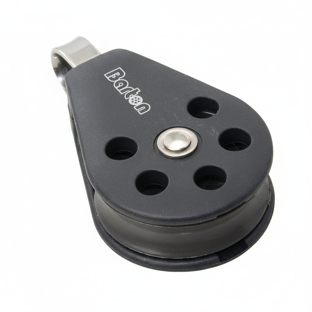 BARTON Einfachblock mit festem Auge - Größe 2 für Tau bis 8mm