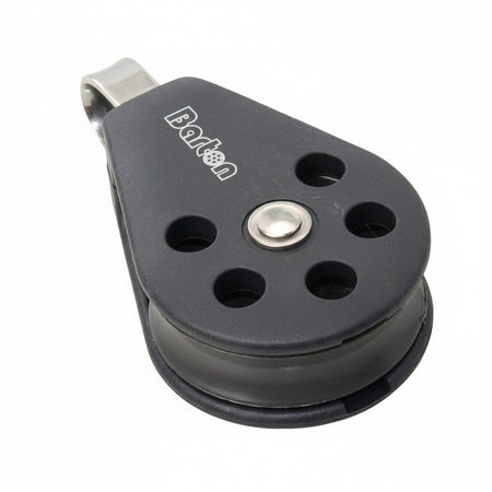 BARTON Einfachblock mit festem Auge - Größe 2 für Tau bis 8mm