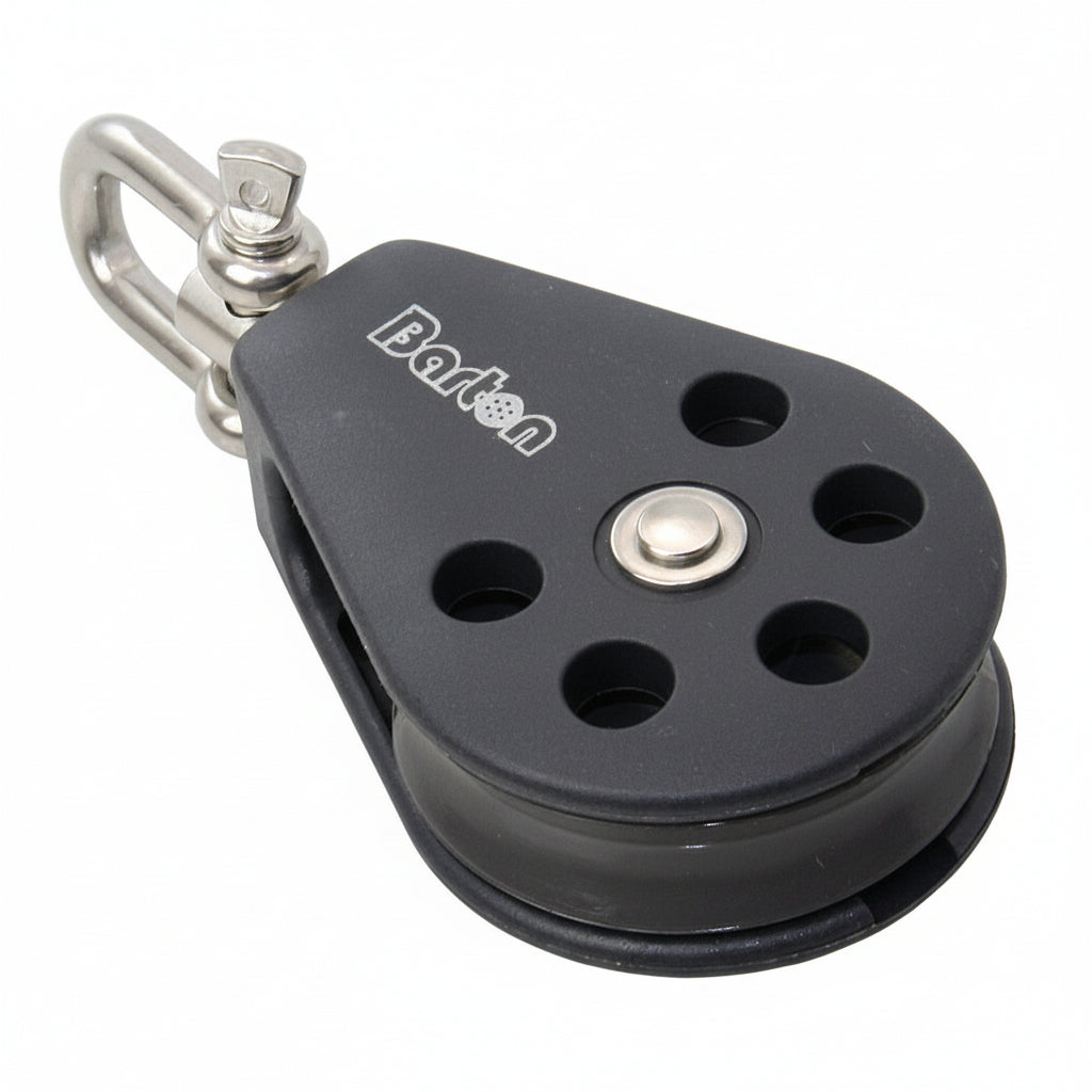 BARTON Einfachblock mit Wirbelauge - Größe 3 für Tau bis 10mm