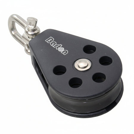 BARTON Einfachblock mit Wirbelauge - Größe 2 für Tau bis 8mm