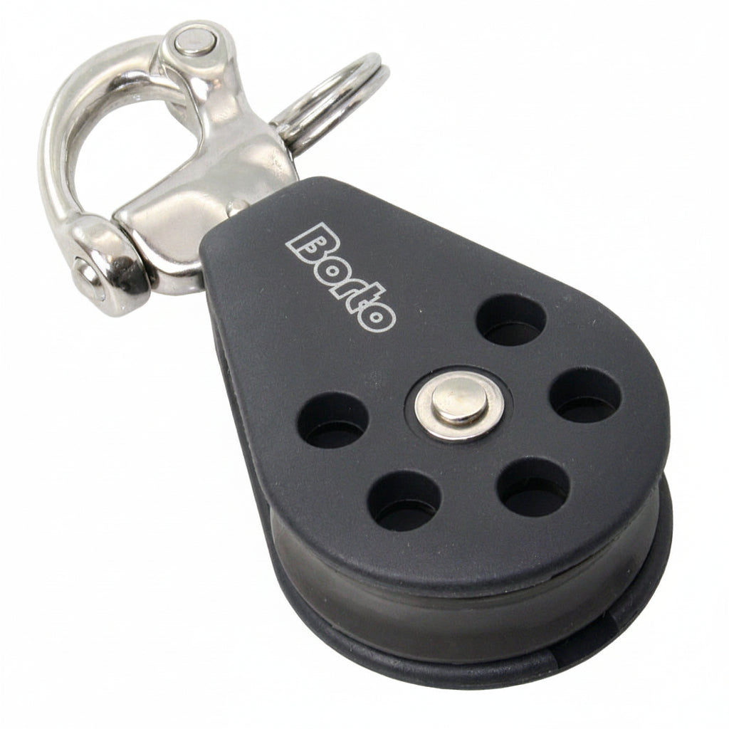 BARTON Einfachblock mit Schnappschäkel - Größe 3 für Tau bis 10mm