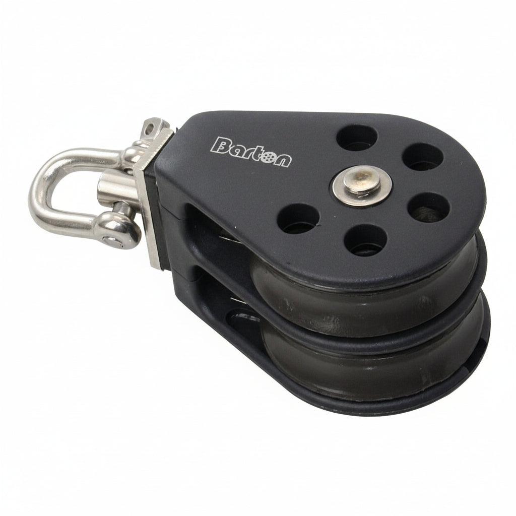 BARTON Doppelblock mit Wirbelauge - Größe 1 für Tau bis 8mm