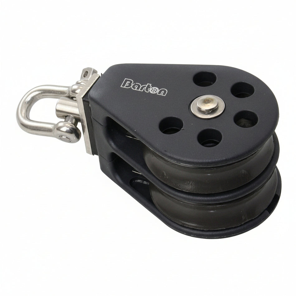 BARTON Doppelblock mit Wirbelauge - Größe 1 für Tau bis 8mm