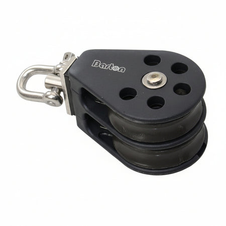 BARTON Doppelblock mit Wirbelauge - Größe 2 für Tau bis 8mm