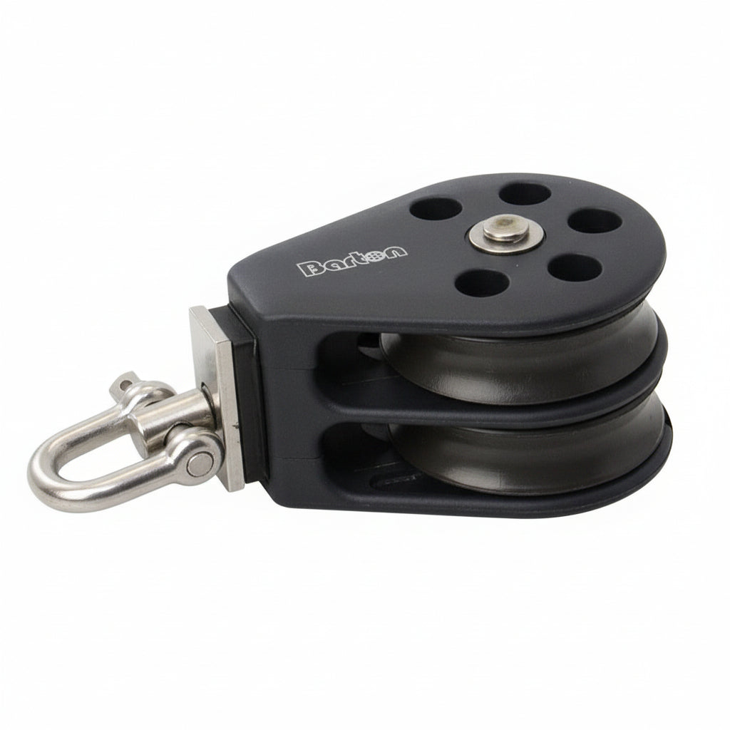 BARTON Doppelblock mit Wirbelauge - Größe 3 für Tau bis 10mm