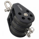 BARTON Dreifachblock mit Wirbelauge und Hundsfott - Größe 3 für Tau bis 10mm