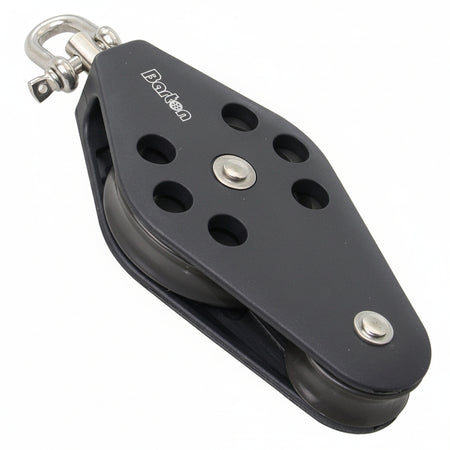 BARTON Violinblock mit Wirbelauge - Größe 2 für Tau bis 8mm