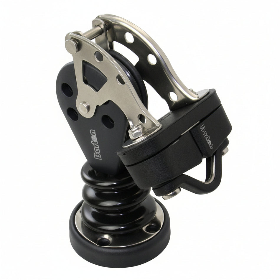 BARTON Einfach-Stehblock mit Hundsfott und K-Klemme - Größe 2 für Tau bis 8mm