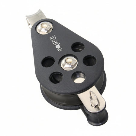 BARTON Einfachblock Größe 6 kugelgelagert - Scheibe 63mm für Tau bis 12mm mit Auge