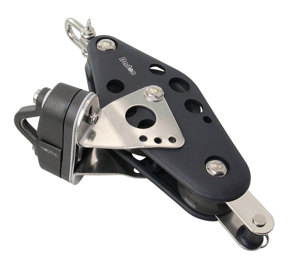 BARTON Violinblock Größe 7 kugelgelagert - Scheibe 70mm für Tau bis 14mm mit Wirbelauge