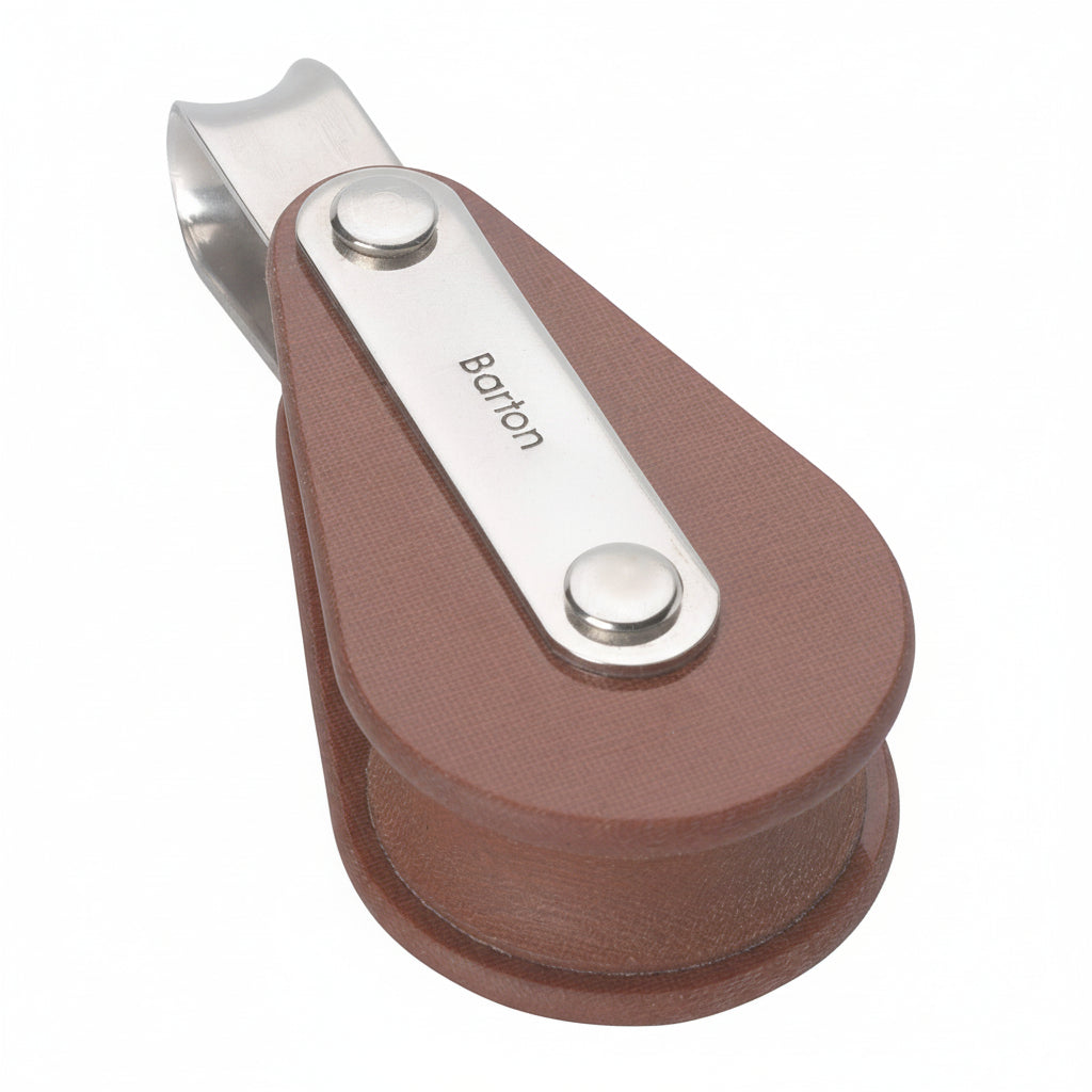 BARTON TUPHblox Einfachblock 20mm - Tufnol mit Auge ohne Unterbügel