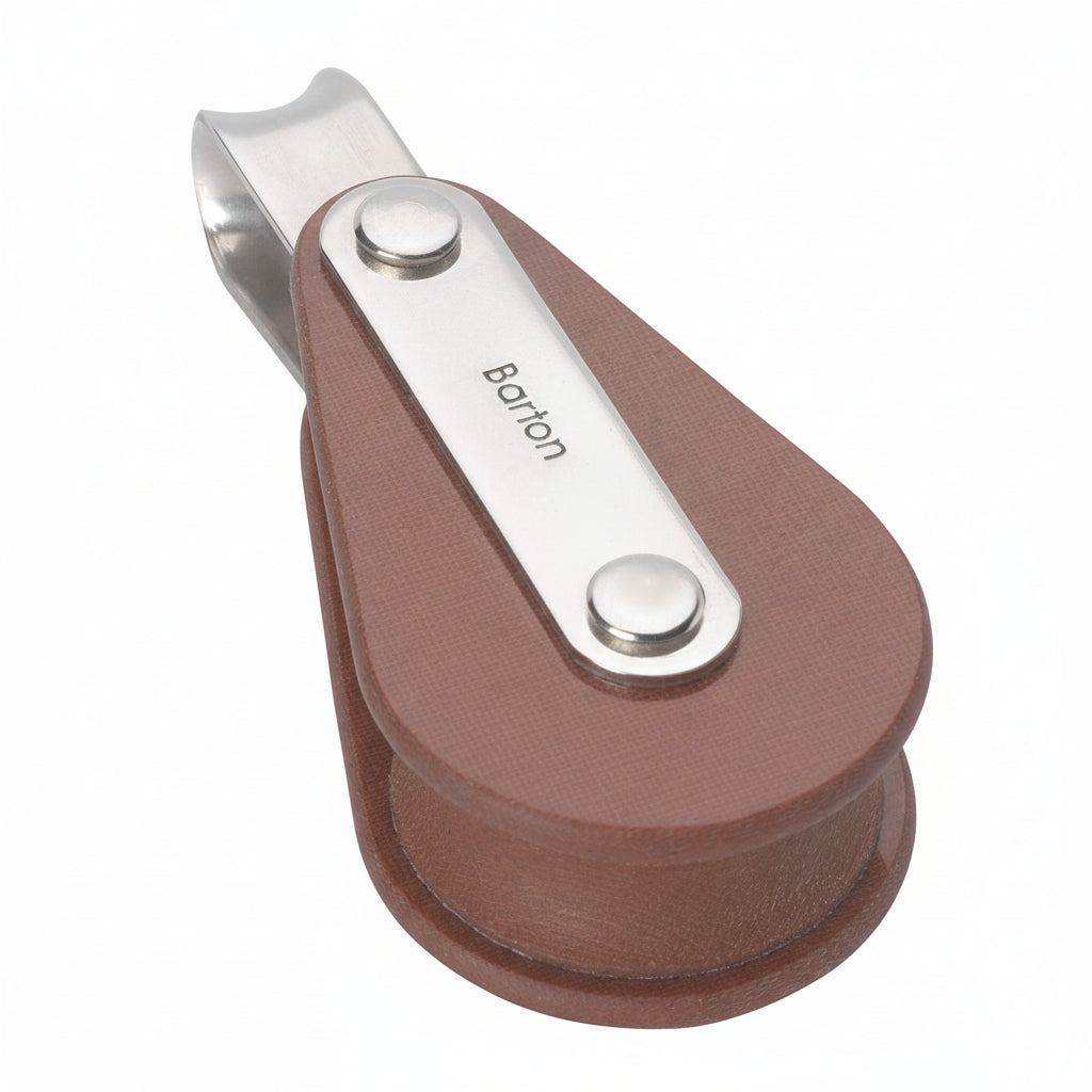 BARTON TUPHblox Einfachblock 58mm Tufnol - 14mm Seil - Auge mit/ohne Bügel ohne Unterbügel