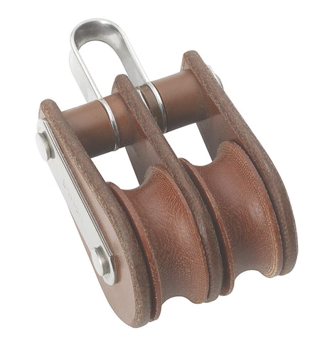 BARTON TUPHblox Doppelblock 58mm Tufnol - 14mm Seil - Auge mit/ohne Bügel ohne Unterbügel