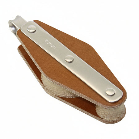 BARTON TUPHblox Violinenblock mit festem Auge - Tufnol Segelblock 12mm ohne Unterbügel