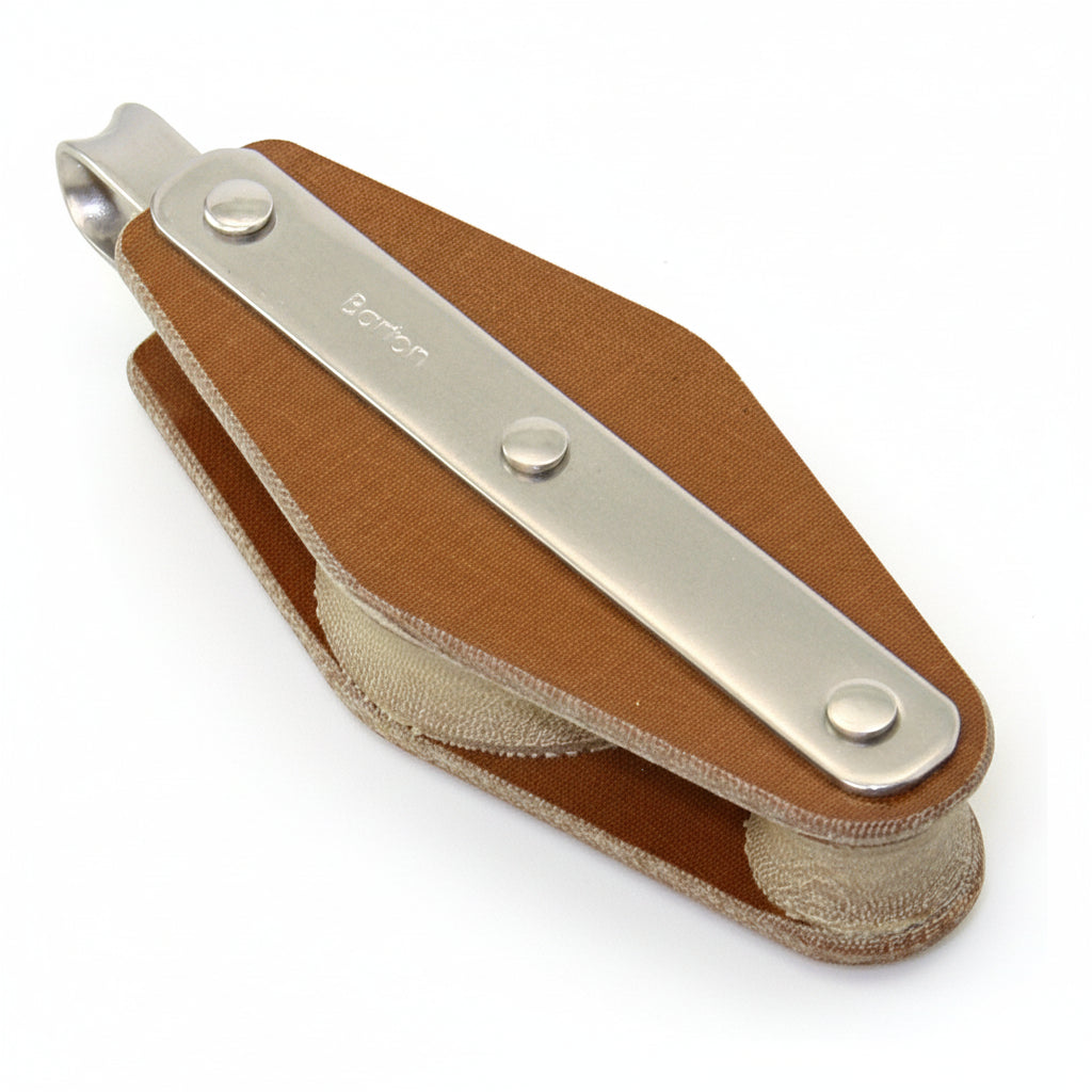 BARTON TUPHblox Violinenblock mit festem Auge - Tufnol Segelblock 10mm ohne Unterbügel