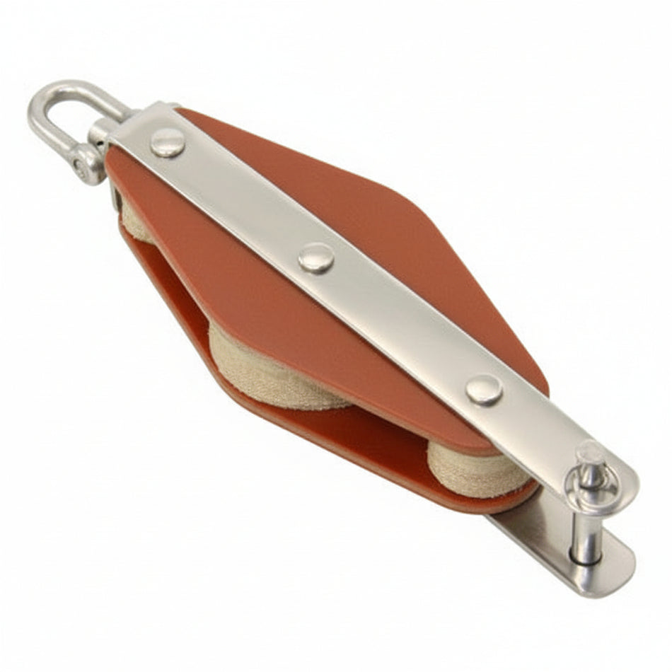 BARTON TUPHblox Violinblock Tufnol 38/58mm - 13mm Tau mit Unterbügel