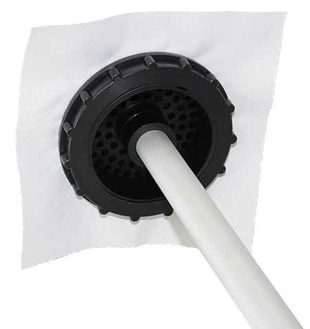 BoatVent Persenninglüfter - Belüftung für Persennings und Planen schwarz/weiß