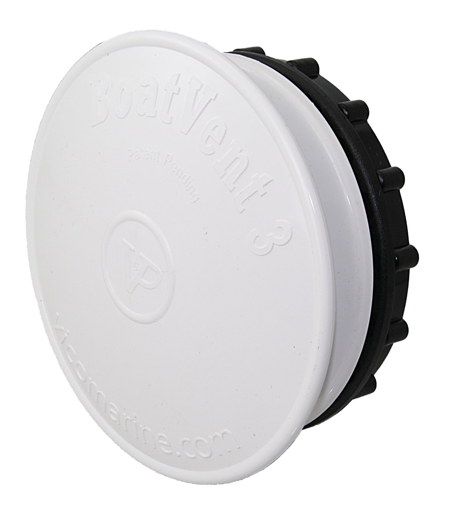 BoatVent Persenninglüfter - Belüftung für Persennings und Planen schwarz/weiß