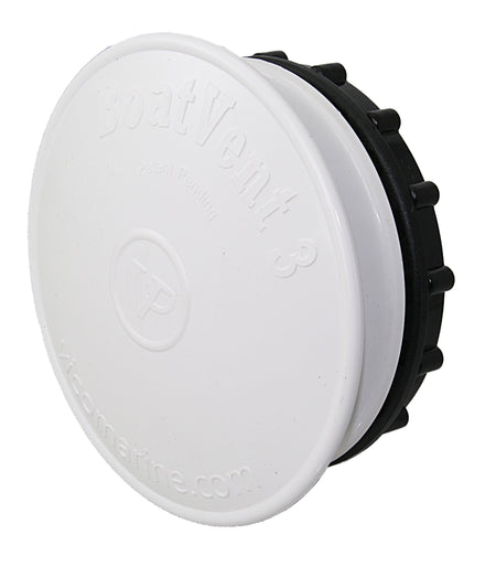 BoatVent Persenninglüfter - Belüftung für Persennings und Planen schwarz/weiß