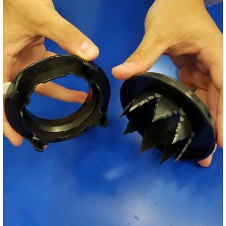 Boat Vent Shrink Persenninglüfter – selbstschneidend – für Schrumpffolie – 2-teilig