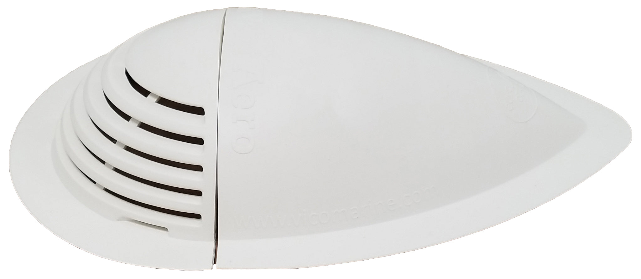 BoatVent Aero Persenninglüfter weiß - 2-teilig zum Einnähen 186x130mm