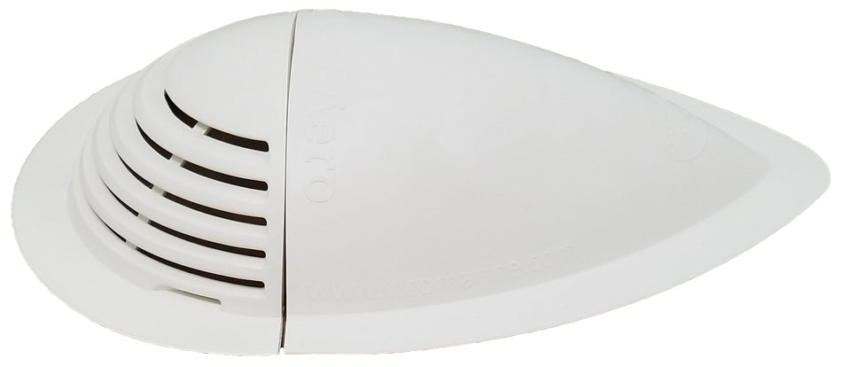 BoatVent Aero Persenninglüfter weiß - 2-teilig zum Einnähen 186x130mm