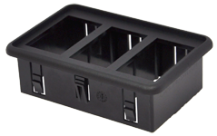 CARLING Einbaurahmen V-Serie 3-fach 58,4x86,4mm - Montagerahmen 3-fach Rahmen