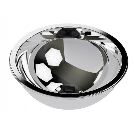 CAN Waschbecken rund zylindrisch Edelstahl 304L seidenmatt - LA1410