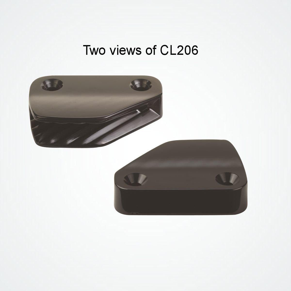 Clamcleat® CL206 Lateral Steuerbord 6-10 mm - Nylon Tauklemme