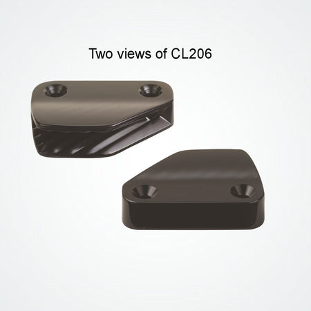 Clamcleat® CL206 Lateral Steuerbord 6-10 mm - Nylon Tauklemme