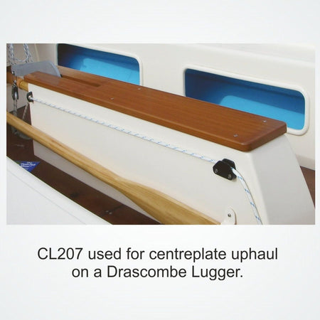 Clamcleat® CL207 Lateral Backbord 6-10 mm - Nylon Tauklemme