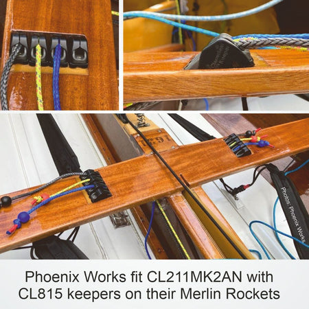 Clamcleat Racing Junior MK-2 Seilklemme Aluminium 3-6mm