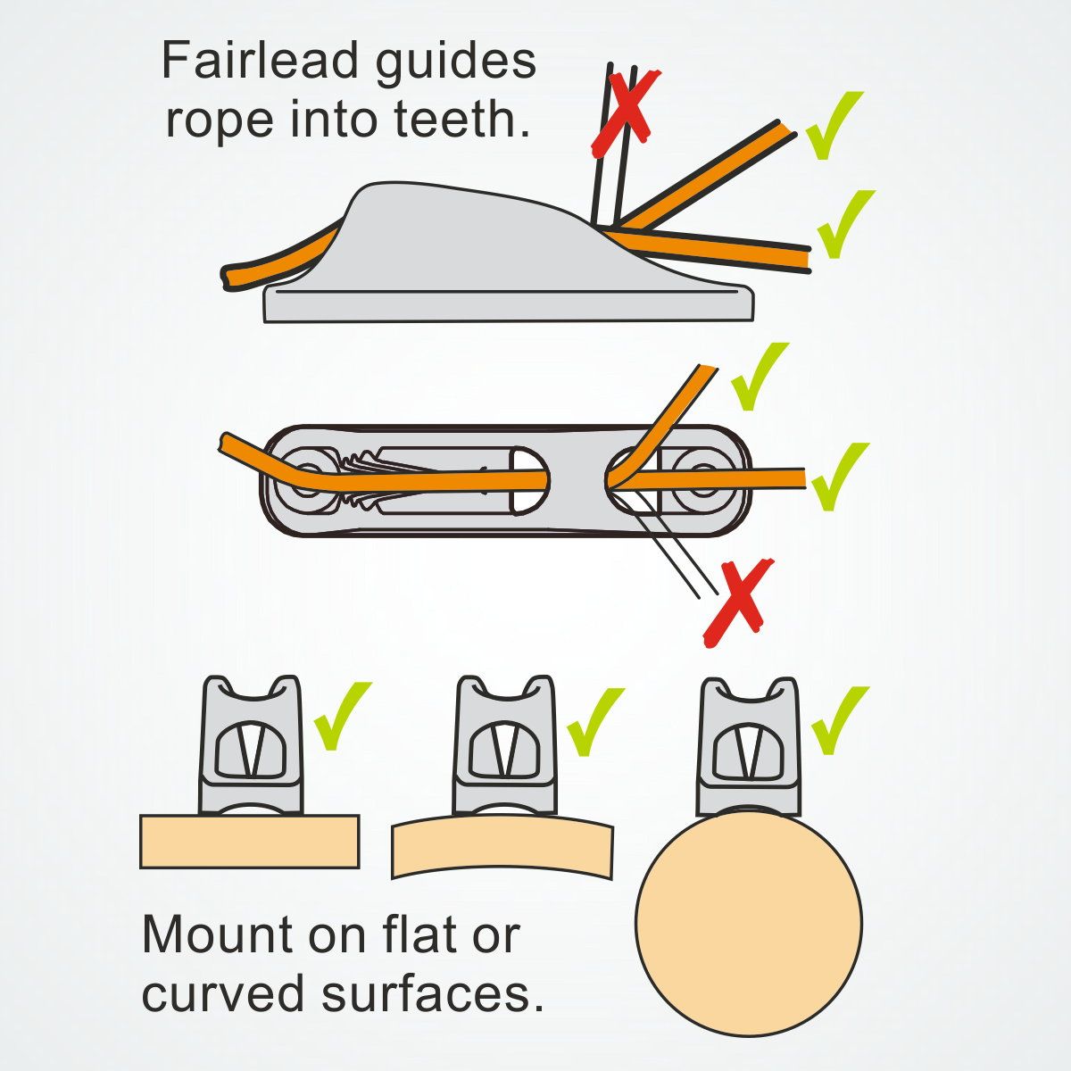 Clamcleat® Klemme Racing Junior MK-1 harteloxiert CL211MKI-AN Alu 3-6mm