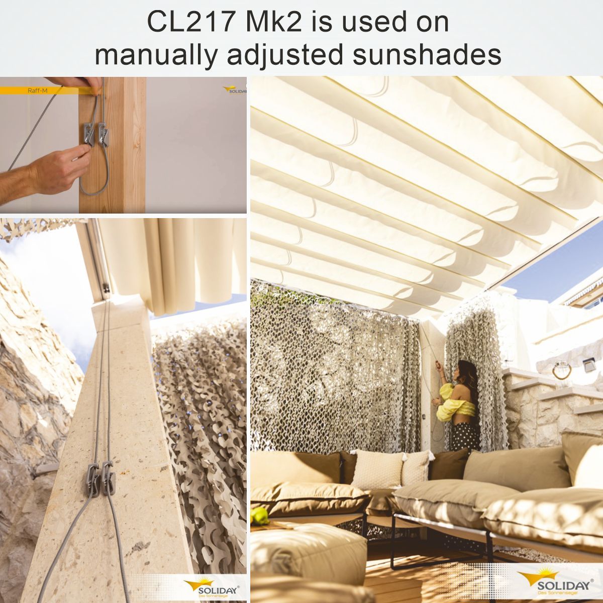 Clamcleat® CL217AN-II Steuerbord-Klemme 3-6 mm - Harteloxiertes Aluminium Racing Junior Mk2