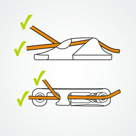 Clamcleat® CL218AN-I Backbord-Klemme 3-6 mm - Harteloxiertes Aluminium Racing Junior Mk1