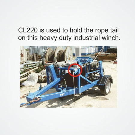 Clamcleat® CL220 Racing Major 12-16 mm - Aluminium Tauklemme