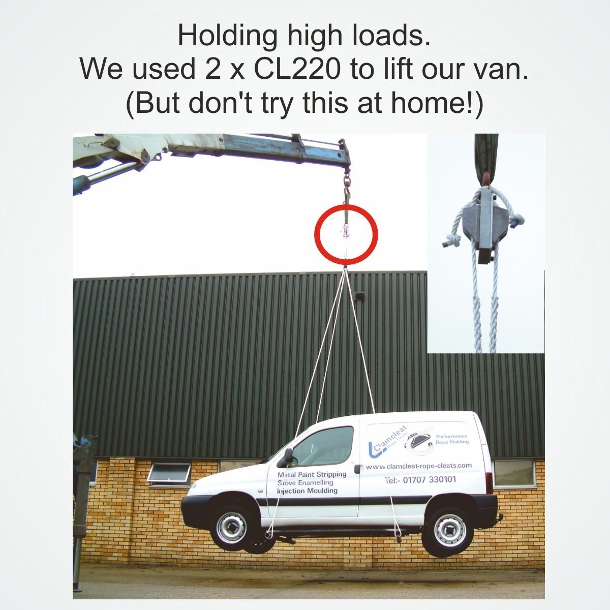 Clamcleat® CL220 Racing Major 12-16 mm - Aluminium Tauklemme