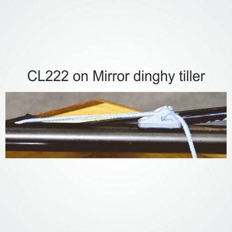 Clamcleat® CL222AN Racing Mini – Aluminium Seilklemme anodisiert für Tauwerk 3-6 mm