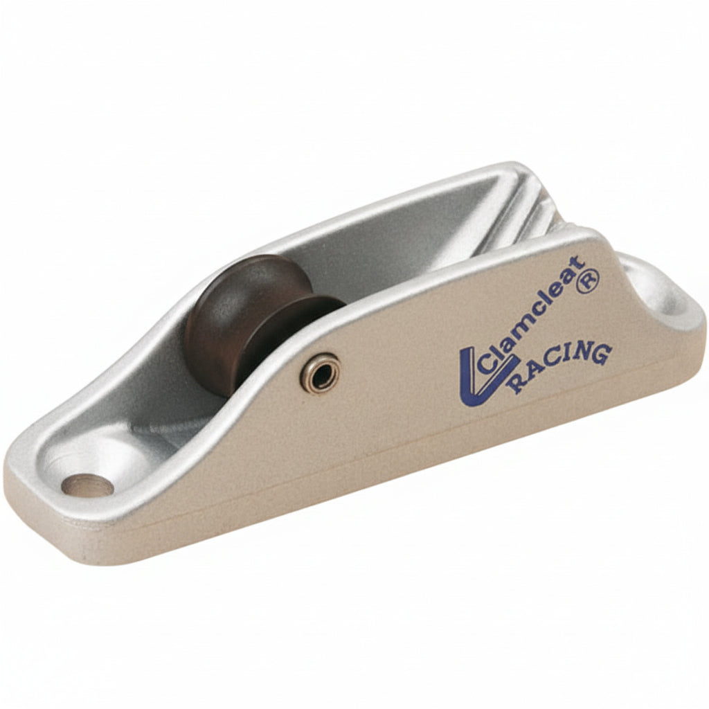 Clamcleat® CL236 Oberrolle 3-6 mm - Aluminium Tauklemme Silber
