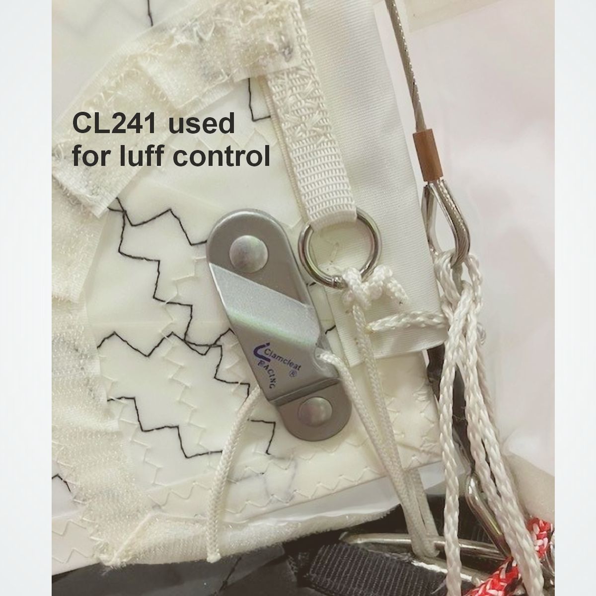 CLAMCLEAT CL241 Racing Sail-Line Liekleinenklemme Backbord Alu - 1 Stück