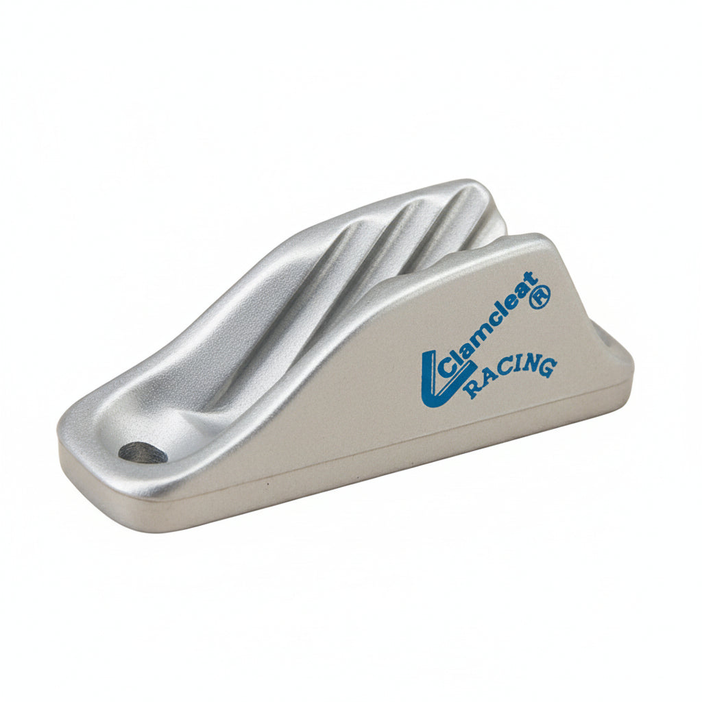 Clamcleat® CL254 Racing Midi 4-8 mm - Aluminium Tauklemme Silber