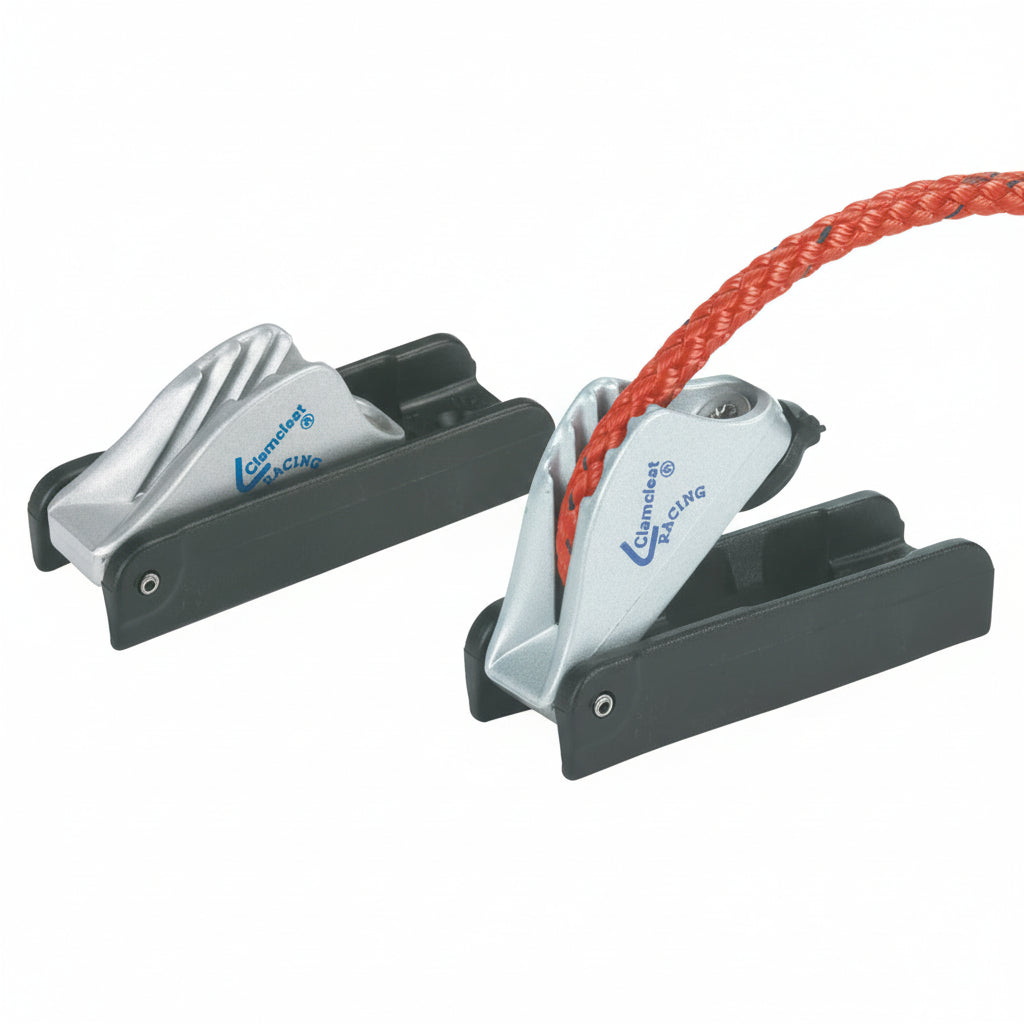 CL257 Auto-Release Tauklemme Clamcleat Alu 4-6mm