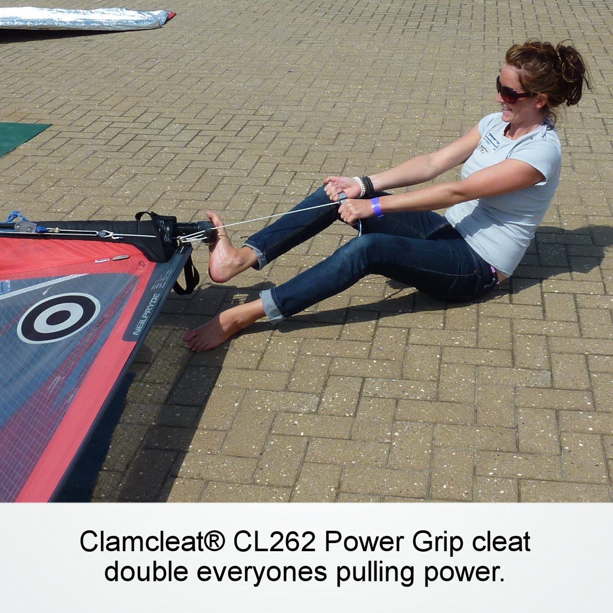CL262 PowerGrip 2 Tauklemme Clamcleat Aluminium 3-6mm