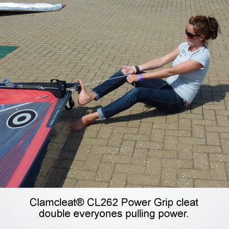 CL262 PowerGrip 2 Tauklemme Clamcleat Aluminium 3-6mm