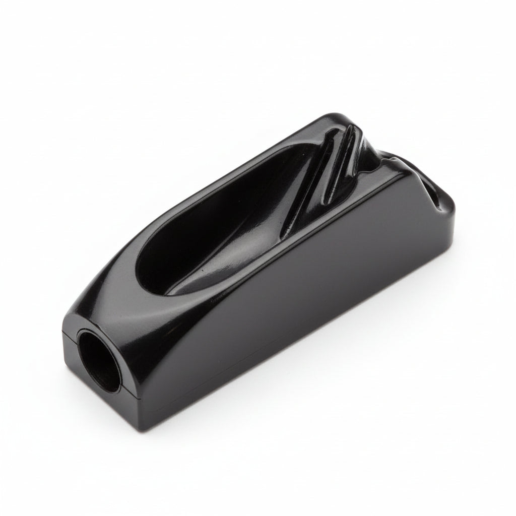 Clamcleat® CL263 Micros – Nylon Klemme mit Leitöse für Tauwerk 1-4 mm schwarz